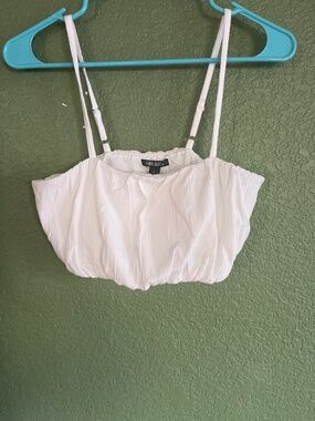 Wild Fable white crop top